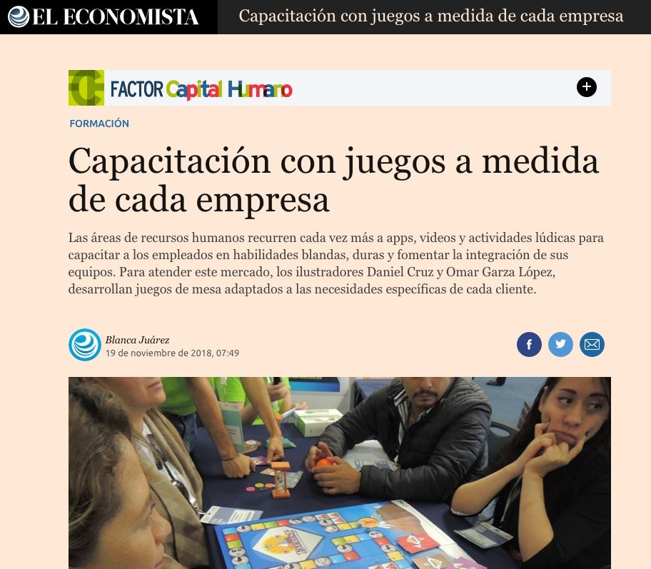 Entrevista realizada por el periódico El Economista